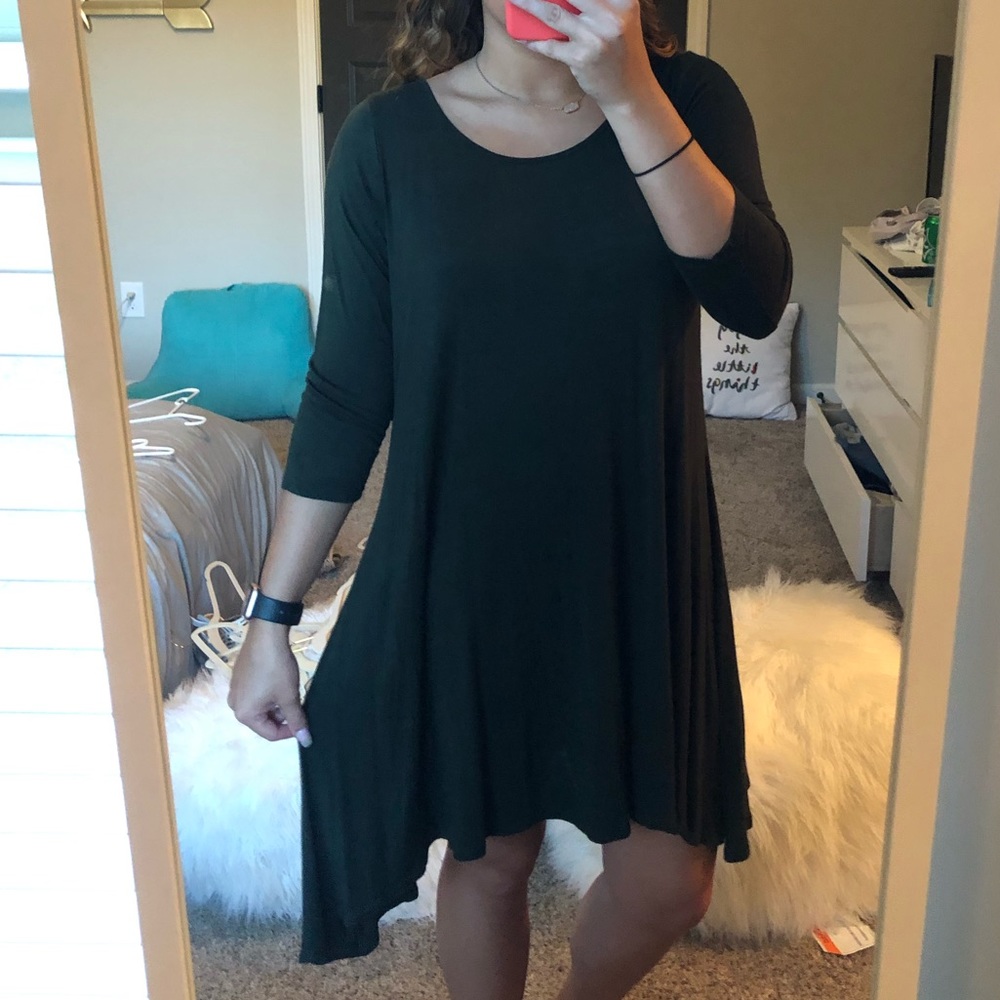 olive green t shirt dress!!